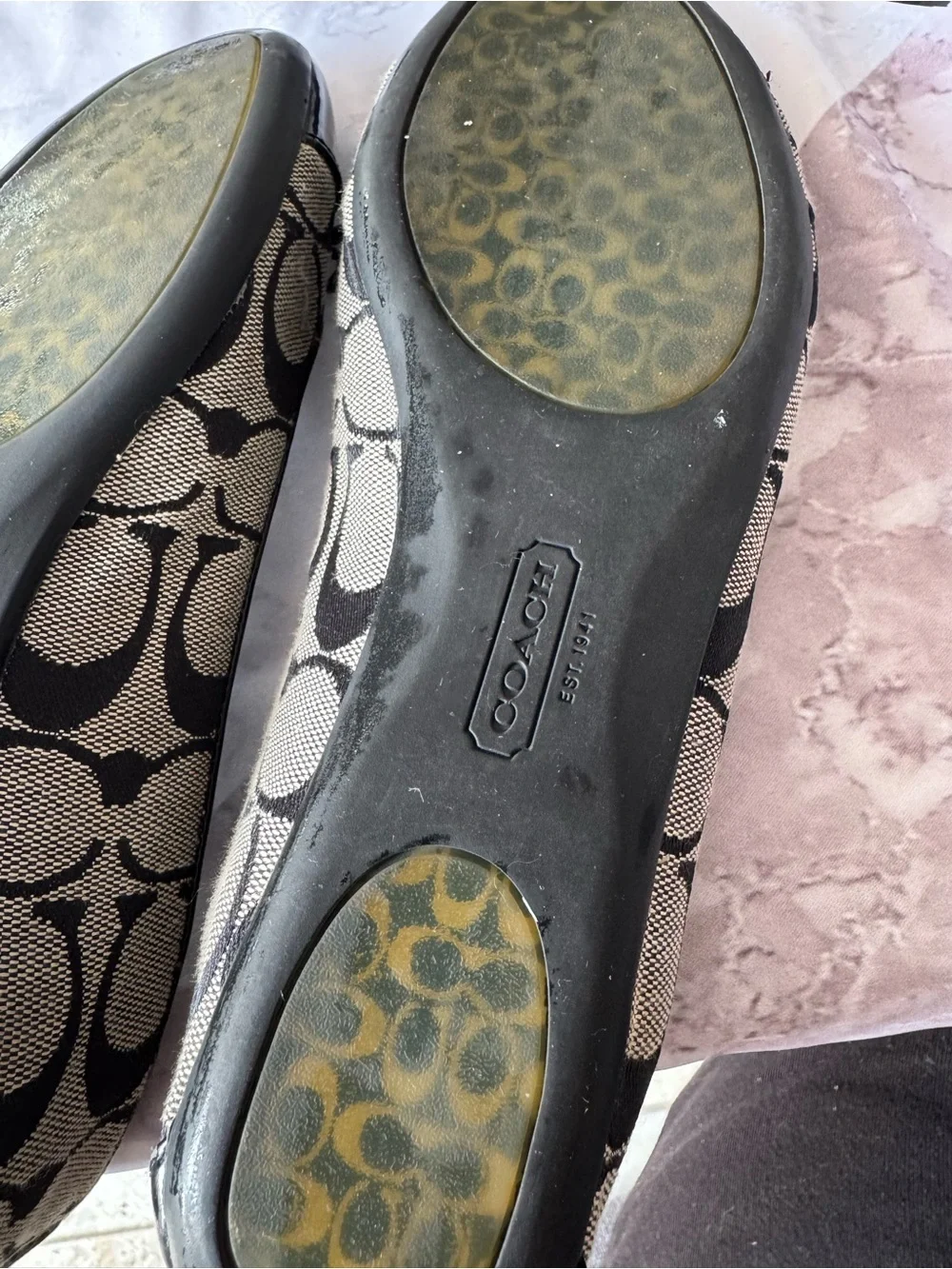 Coach ballet flats